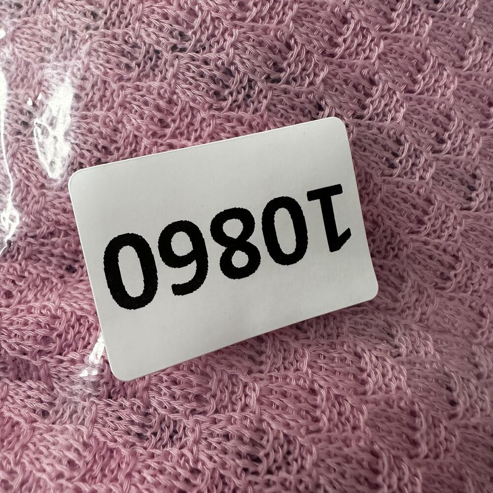 Ming Wang Sweater Womens 3X Pink‎ Black Knit Cardigan Jacket Geometric Pattern - Picture 12 of 12
